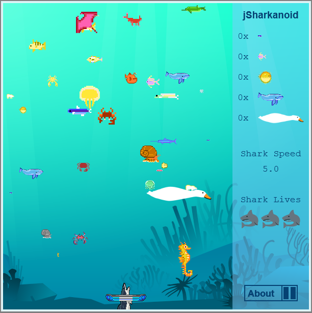 jSharkanoid screenshot